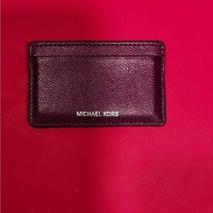 Michael Kors Deep Purple Card Holder